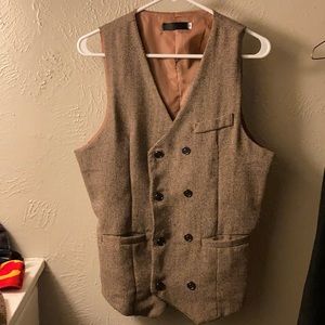 Men’s cotton dress vest